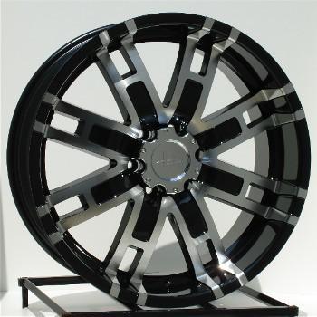 17 inch black wheels/rims chevy gmc sierra 6 lug 1500 truck avalanche yukon helo