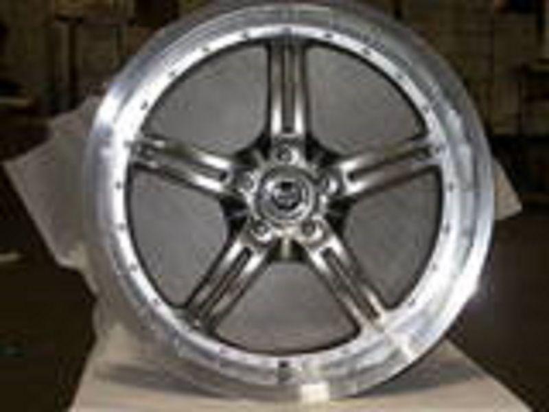 19" stern hyper black wheels rims bmw chevrolet chevy s10 gmc jaguar firebird