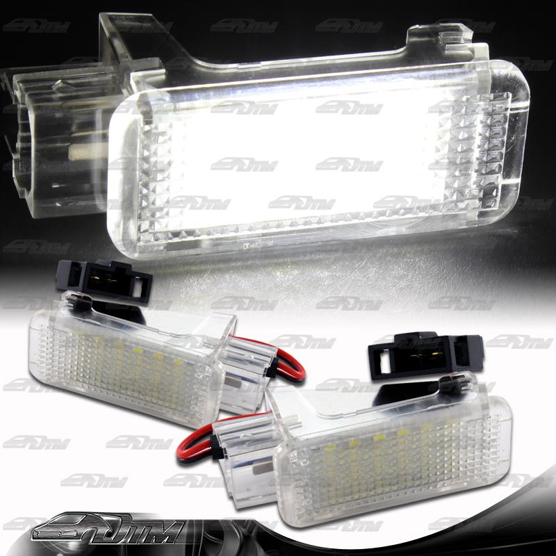 Audi a4 a6 q5 r8 s5 tt footwell courtesy under door white led replacement lights
