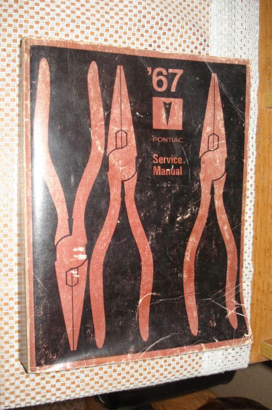 1967 pontiac shop manual service book firebird gto and more repair book