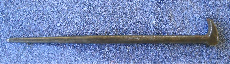 Herbrand tools usa made 13.5" long lady foot pry bar no 485 fremont ohio 