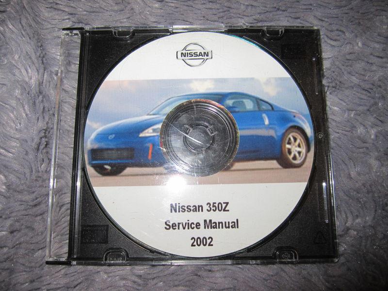 2002 2003 nissan 350z repair service manual cd! 