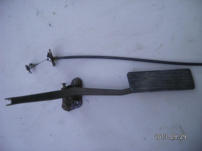 1971 mustang gas accelerator pedal assembly w carburetor cable oem 71 72 73