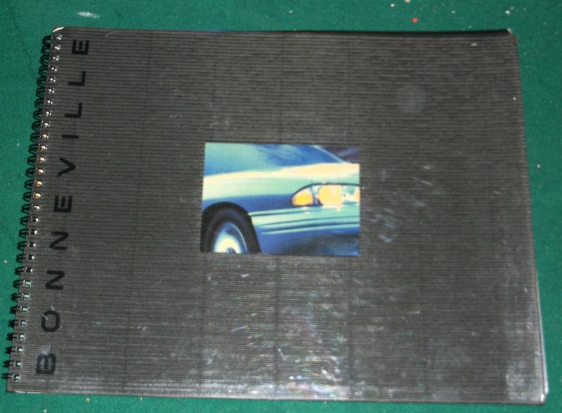 1999 pontiac bonneville dealer sales brochure; se; sse; 30 pgs; wirebound