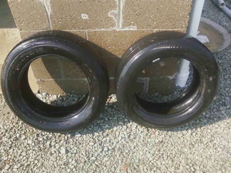(2) used 205 60 16 tires. 