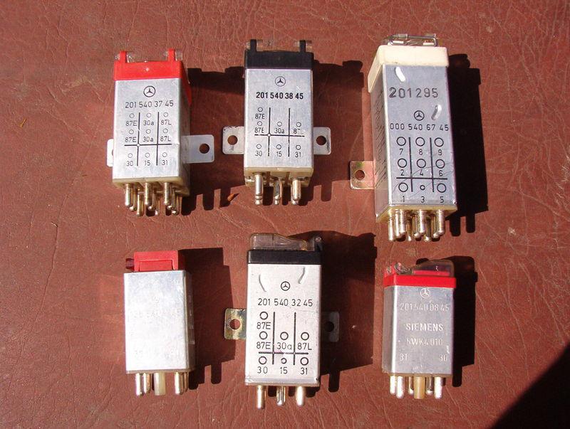 Mercedes benz overload protection relays used nice great price n/r