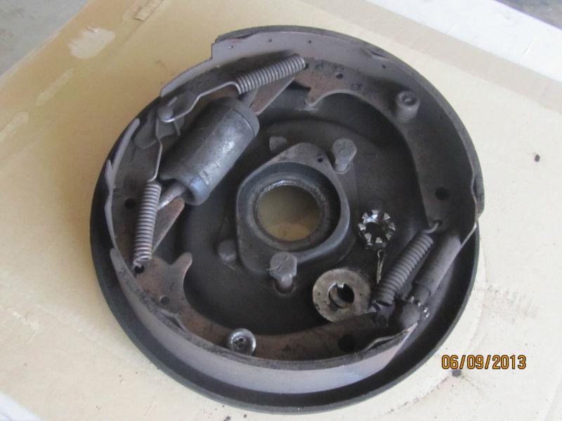 1955 -1956 ford/mercury car or truck complete front brake backing plates 2 pcs.