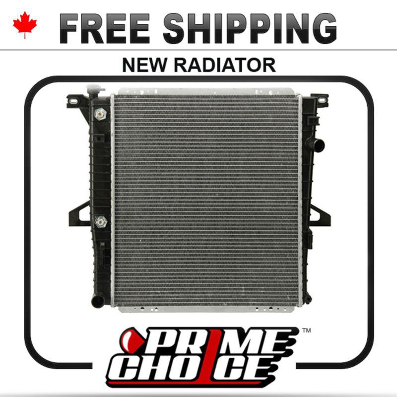 New direct fit complete aluminum radiator - 100% leak tested rad for 4.0l