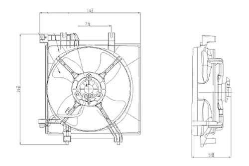 Replace su3115120 - 09-10 subaru forester radiator fan assembly oe style part