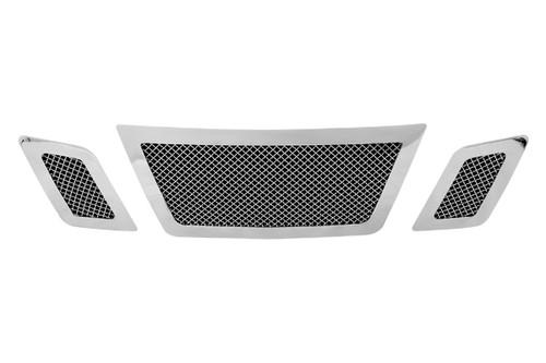 Paramount 43-0211 - nissan frontier restyling perimeter wire mesh grille 3 pcs