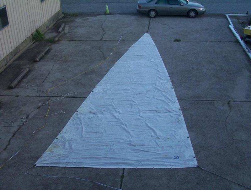 Boaters resale shop of tx 1309 1727.91 mainsail w 39-5 luff  "uk"  sailmakers