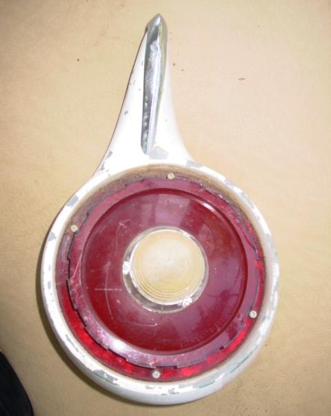 57 1957 ford fomoco right tail light housing lens part # frst-57a