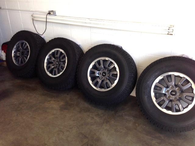 Ford f150 raptor wheels and tires-full set