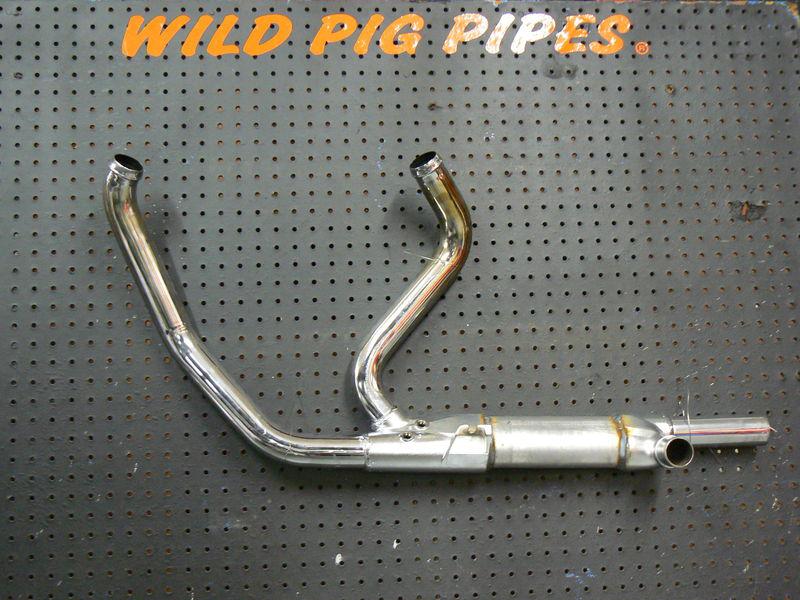 Wild pig head pipes for harley davidson 2010 to 2014 dresser road kings classics
