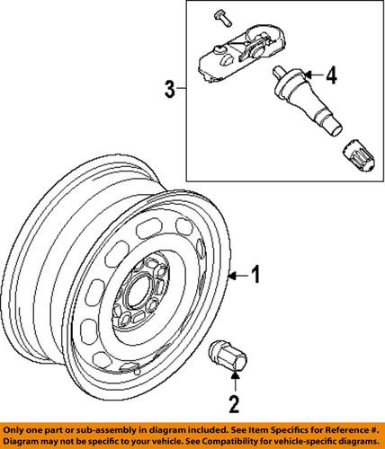 Ford oem 2t1z1012a wheels-wheel nut