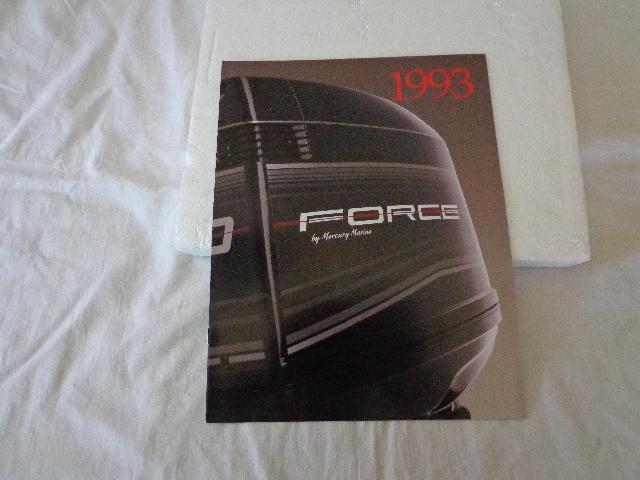 1993 force by mercury marine  product line boat brochure promo catalog 150-5 hp