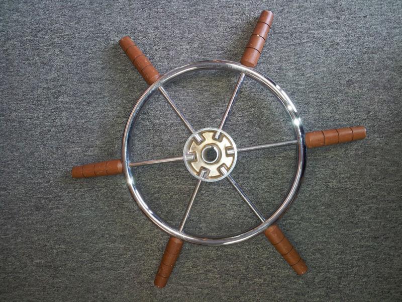 Forge brass steering wheel helm