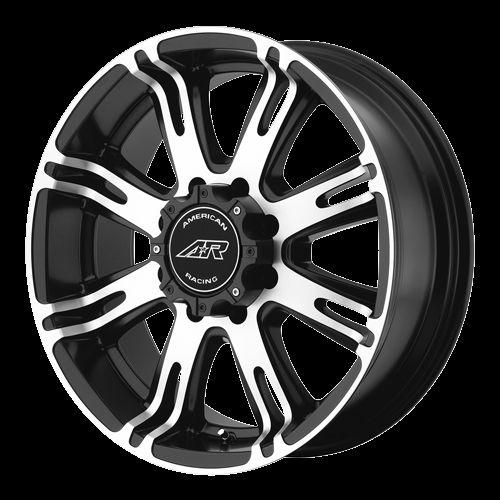 22 inch black wheels rims dodge ram durango dakota ar708 ribelle 5x5.5 5 lug new