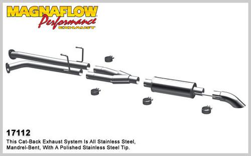 Magnaflow 17112 toyota truck tundra stainless catback system performance exhaust