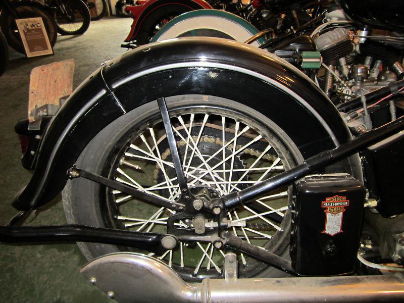 Harley knucklehead ul wl 45  rear fender trim 1939 to 1948
