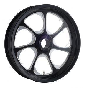 New revtech eliminator black 21 x 2.15 custom wheel harley touring softail xl fx