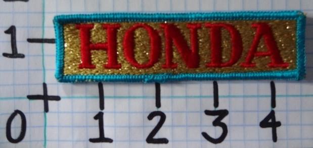 Vintage nos honda motorcycle patch from the 70's 013
