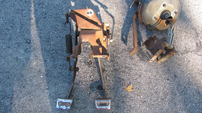 Chevy c10 manual swap 1967-1972 clutch brake pedal booster assembly 5 speed oem