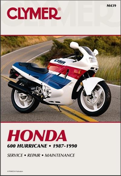 Honda cbr600 hurricane repair manual 1987-1990