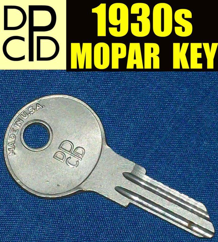 ✖ 1 dpcd logo brass key blank ✖ vintage mopar glove box door lock & hubcap locks