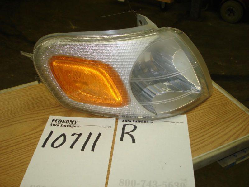 Chevrolet venture right front lamp parklamp/turn signal; (fender mtd) 97 98 99