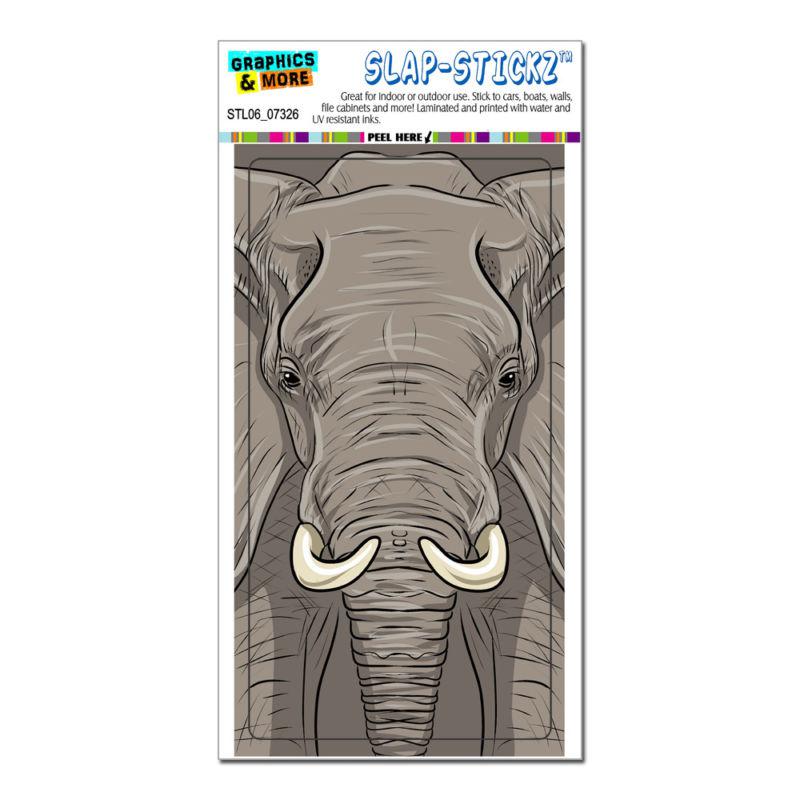 Elephant - africa safari - slap-stickz™ car window locker bumper sticker