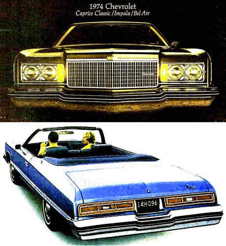 1974 chevy caprice-impala-bel air brochure -caprice convertible-impala-bel air