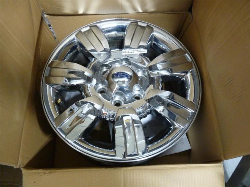 09-12 ford f150 expedition chrome oem wheel 18x7.5 3785 center cap included