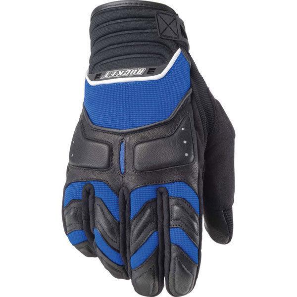 Blue l joe rocket atomic 3.0 leather glove