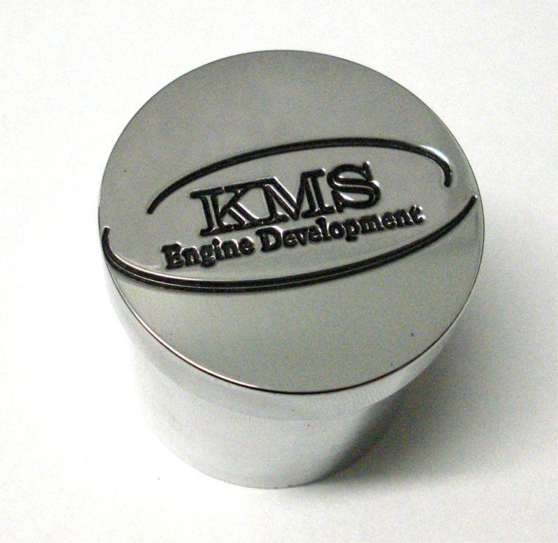 Kms honda billet solenoid cover b-series vtec b16 b17 b18 silver