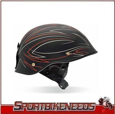Bell drifter dlx pin stripe helmet size m medium open face vintage helmet