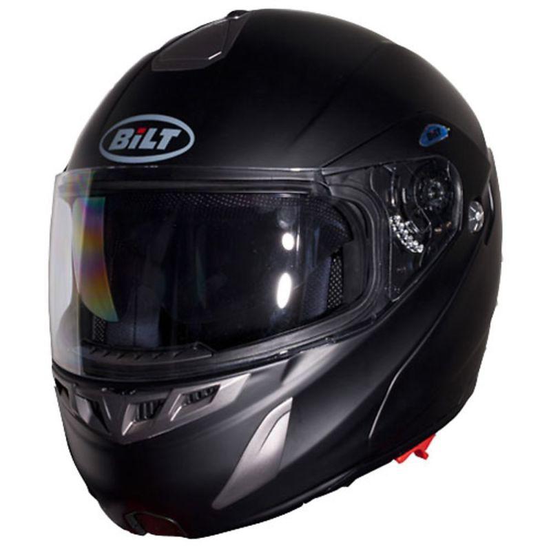 Bilt solar modular motorcycle helmet - lg - matt black