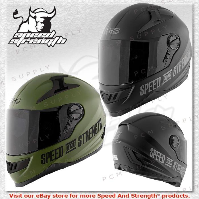 Speed & strength ss1300 under the radar 2.0 motorcycle street helmet