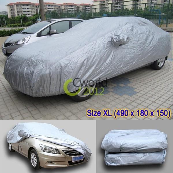 Universal water proof rain uv snow car cover outdoor size xl 193"l×71"w×59"h