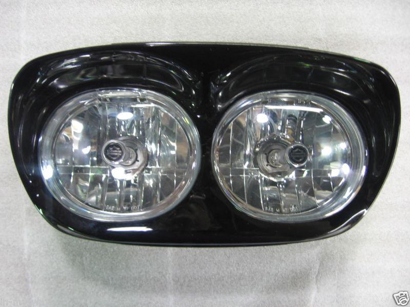 Harley davidson 2001-2013 fltr road glide clear optics headlamp assembly used
