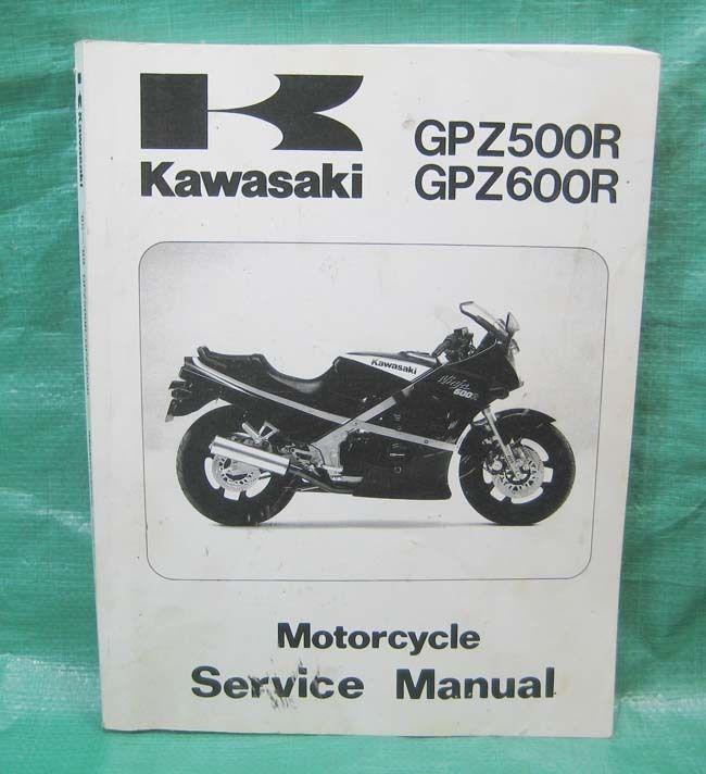 Oem kawasaki service manual gpz500r gpz600r zx500 zx600 ninja 500 600 1985-1989