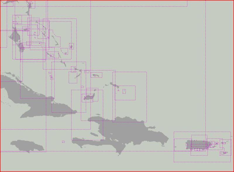 Nautical charts of south florida & bahamas thru us virgin islands on cd