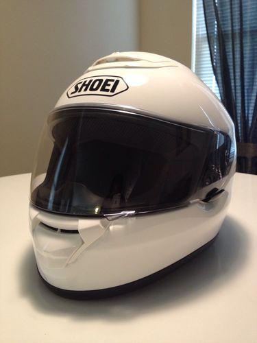 Shoei qwest motorycle helmet large white like new