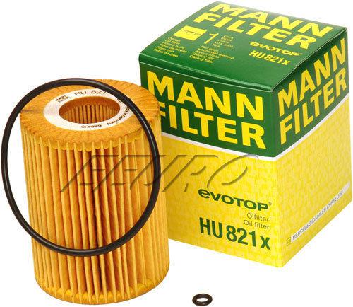 New mann-filter engine oil filter hu821x mercedes-benz oe 6421800009
