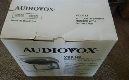 Audiovox vod122 drop down dvd overhead monitor 12.1&#034; flip down lcd vod 122