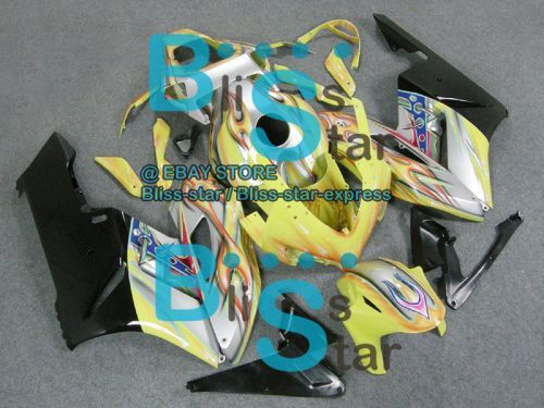 Yellow injection fairing bodywork kit set fit honda cbr1000rr 2004-2005 134 a5