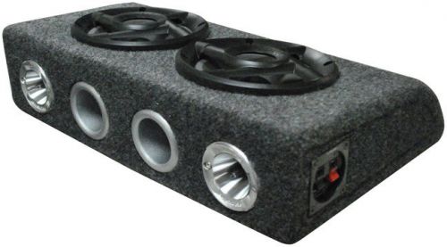 Mid range loaded enclosure audiopipe voz5000 woofer boxes/tube