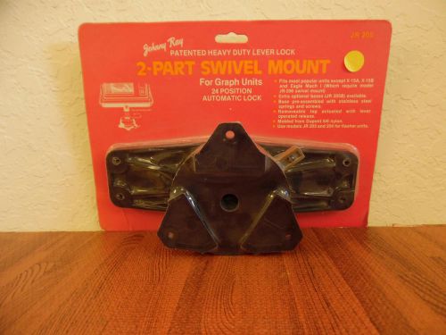 Johnny ray jr-205 marine 1-1/2x9&#034; 2-part lever release swivel mount 24 position