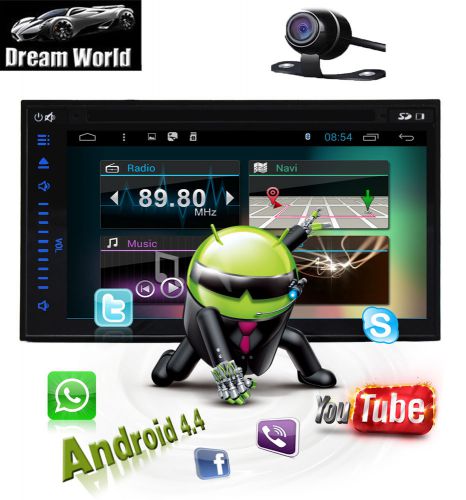 2 din android 4.4 3g-wifi tablet gps navi car stereo dvd player quad-core+camera