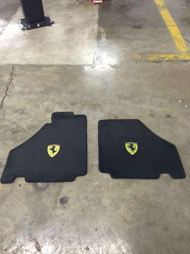 Ferrari 360 floor mats with yellow shield
